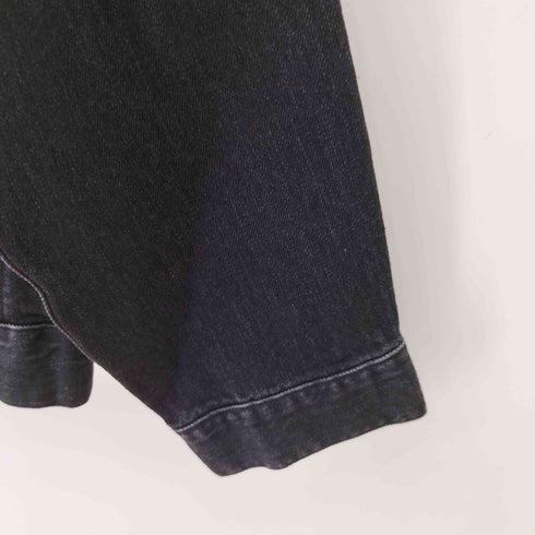 ユニクロ UNIQLO 1ST ブラックデニムジャケット メンズ JPN:XL
