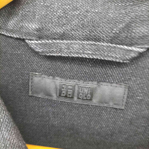 ユニクロ UNIQLO 1ST ブラックデニムジャケット メンズ JPN:XL
