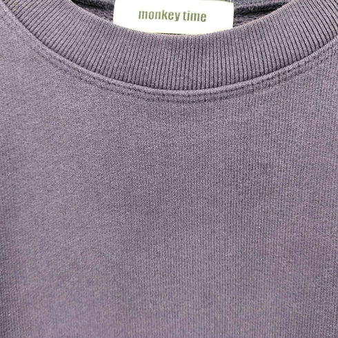 モンキータイム MONKEY TIME オゾンウォッシュ フレンチテリー クルーネック スウェット メンズ JPN:M