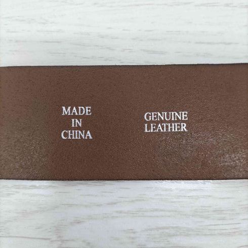 GENUINE LEATHER 本革 レザーベルト メンズ