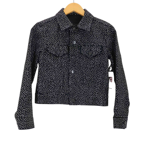 マークジェイコブス MARC JACOBS The Glam Studs Shrunken Trucker Jacket レディース JPN:XS