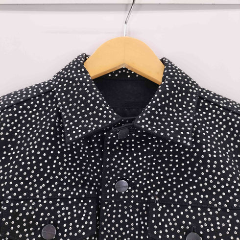 マークジェイコブス MARC JACOBS The Glam Studs Shrunken Trucker Jacket レディース JPN:XS