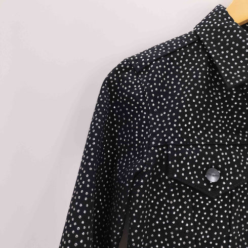 マークジェイコブス MARC JACOBS The Glam Studs Shrunken Trucker Jacket レディース JPN:XS
