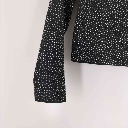 マークジェイコブス MARC JACOBS The Glam Studs Shrunken Trucker Jacket レディース JPN:XS