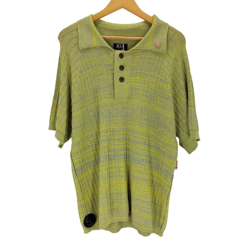 FAF FAKE AS FLOWERS RIB KNIT ポロシャツ メンズ JPN:2