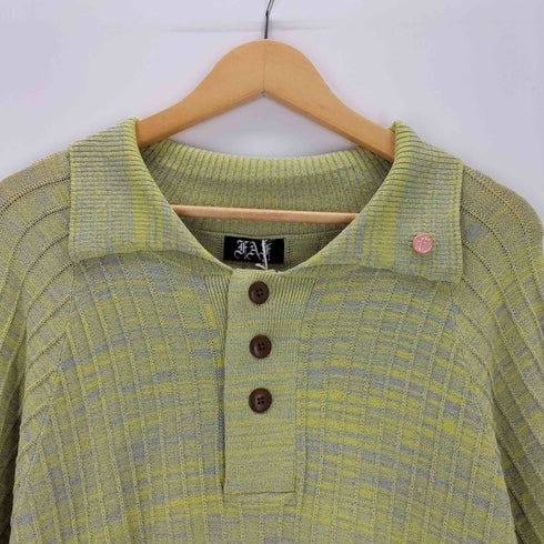 FAF FAKE AS FLOWERS RIB KNIT ポロシャツ メンズ JPN:2