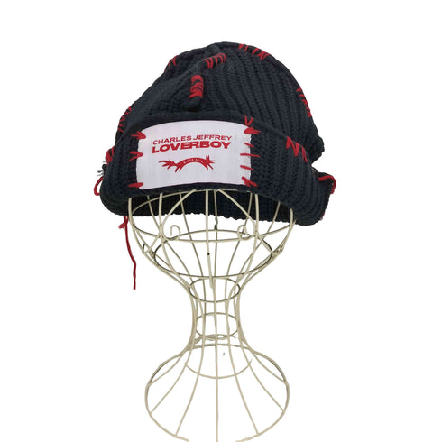 チャールズジェフリーラバーボーイ CHARLES JEFFREY LOVERBOY Carolean cotton beanie メンズ