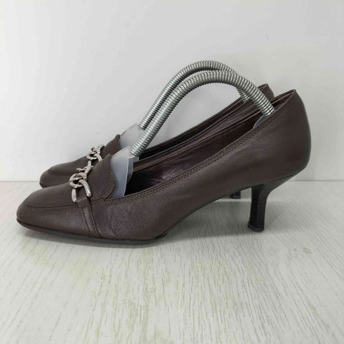 コールハーン COLE HAAN スクエアトゥ チェーンパンプス レディース