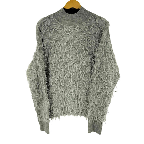 レイビームス Ray BEAMS カットジャガードフリンジハイネックニット レディース
