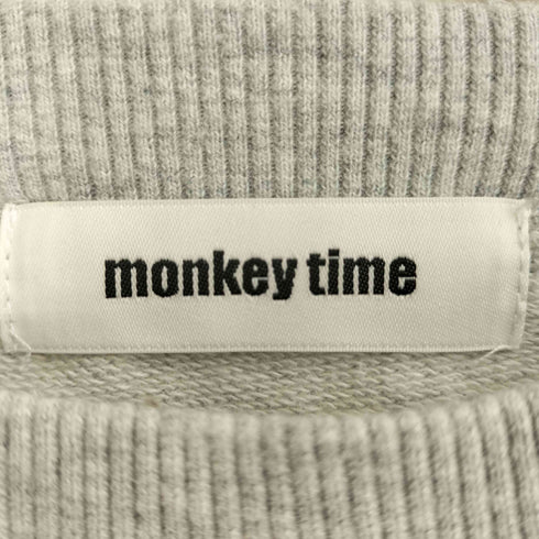 モンキータイム MONKEY TIME LT F/TRY BLEACH CN/ブリーチスウェット メンズ JPN:S