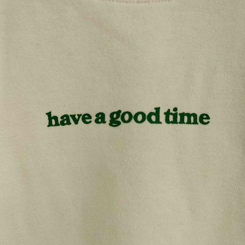 ハブアグッドタイム HAVE A GOOD TIME Escape Logo Back Print Crewneck スウェット メンズ JPN:L