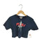 フブ FUBU 90-00s MADE IN USA フロントプリントTシャツ ピチT デッドストック Y2K レディース import:M