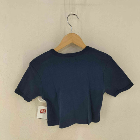 フブ FUBU 90-00s MADE IN USA フロントプリントTシャツ ピチT デッドストック Y2K レディース import:M