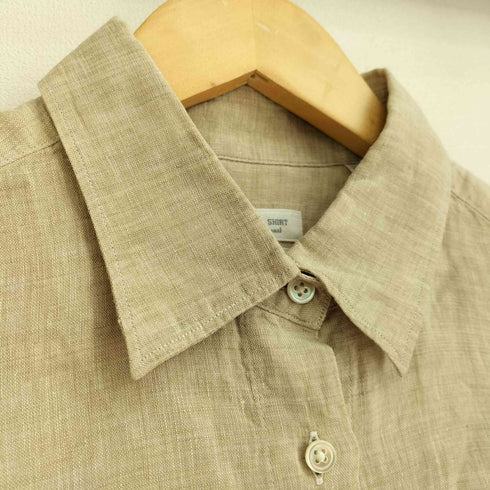 カマクラシャツ 鎌倉シャツ PURE LINEN リネン 麻 長袖 無地シャツ レディース 13s