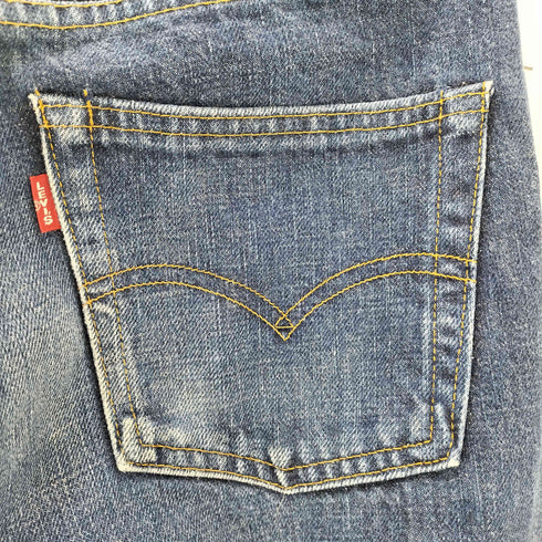 リーバイス Levis 502XX 日本製 復刻 赤耳 ビッグE ボタン裏J22 ボタンフライ デニムパンツ メンズ 29×34
