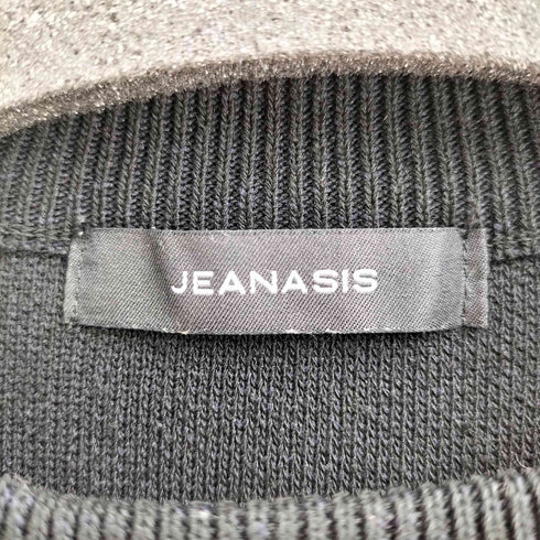 ジーナシス JEANASIS 23AW 12G Wジャガードボリュームスリーブプルオーバー レディース FREE