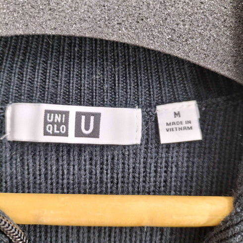 ユニクロユー UNIQLO U 21AW メリノ ブレンド フルジップ セーター メンズ JPN:M