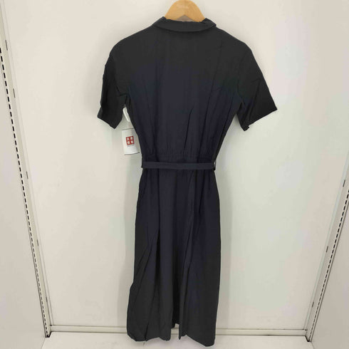 カネコイサオ KANEKO ISAO 丸襟 フロントボタン シャツワンピース レディース