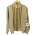 ランバンコレクション LANVIN COLLECTION フェイクスウェード 切替 ウール ジップアップ ニット ドライバーズ レディース import:M