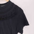 トリココムデギャルソン tricot COMME des GARCONS AD2016 花柄 レース ネック コットン ウール S/S Tシャツ レディース import:S