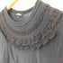 トリココムデギャルソン tricot COMME des GARCONS AD2016 花柄 レース ネック コットン ウール S/S Tシャツ レディース import:S