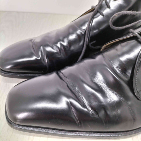 アラウンドザシューズ around the shoes イタリア製 レザーチャッカーブーツ メンズ
