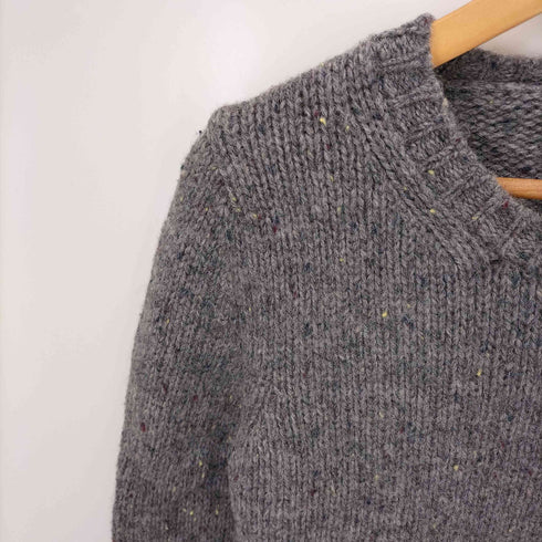 ワイズ Ys 11AW LAINE WOOL ネップ ウール クルーネック ニット レディース JPN:2