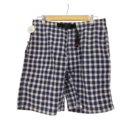 グラミチ GRAMICCI MADE IN USA シアサッカーチェッククライミングショーツ メンズ import:L