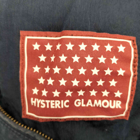ヒステリックグラマー HYSTERIC GLAMOUR 90S 星タグ Heavy HYSTERIC スリーブプリント ハリントン ジャケット Y2K レディース