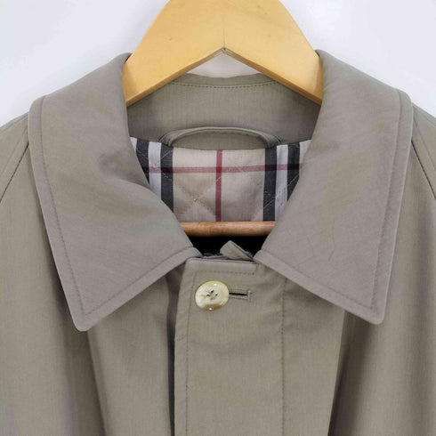 バーバリーロンドン BURBERRY LONDON イングランド製 裏地キルティング ノバチェック ステンカラー ショートコート メンズ 48REG