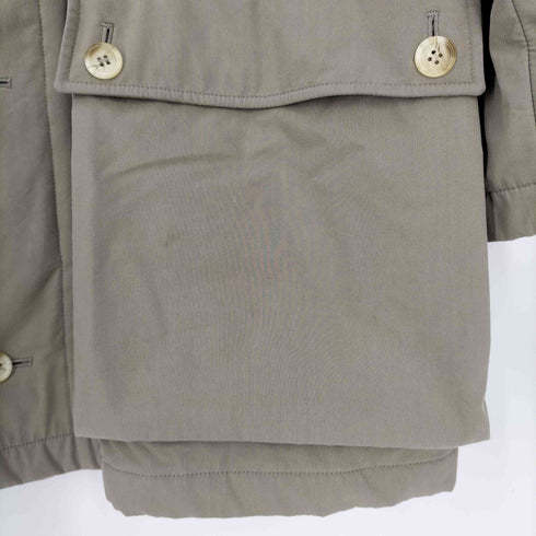 バーバリーロンドン BURBERRY LONDON イングランド製 裏地キルティング ノバチェック ステンカラー ショートコート メンズ 48REG