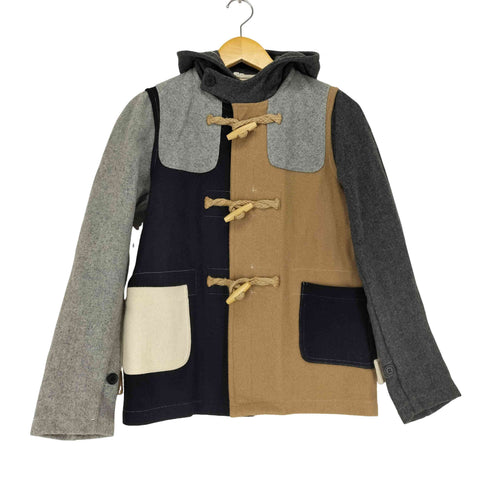 ビームスボーイ BEAMS BOY クレイジーパターン ショートダッフルコート MADE IN USA レディース