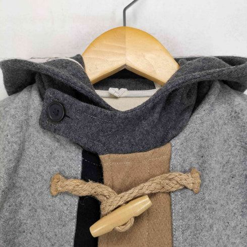 ビームスボーイ BEAMS BOY クレイジーパターン ショートダッフルコート MADE IN USA レディース