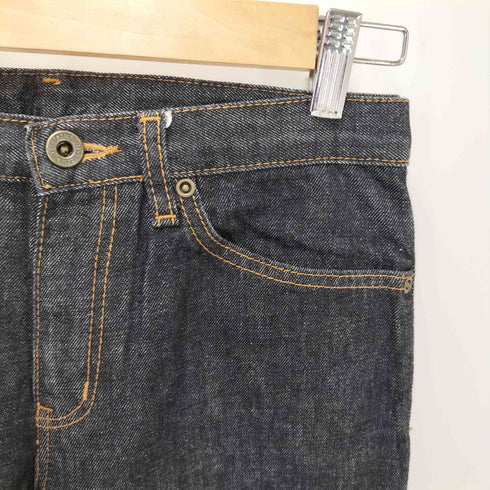 ヒステリックス HYSTERICS 90-00S 茶タグ ローライズ ジップフライ デニム パンツ 濃紺 Y2K レディース JPN:S