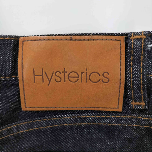 ヒステリックス HYSTERICS 90-00S 茶タグ ローライズ ジップフライ デニム パンツ 濃紺 Y2K レディース JPN:S