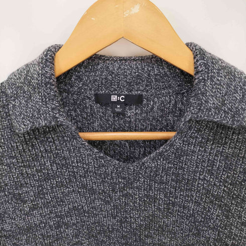 ユニクロシー UNIQLO:C 24AW ミックスヤーン ポロセーター レディース JPN:M