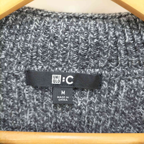ユニクロシー UNIQLO:C 24AW ミックスヤーン ポロセーター レディース JPN:M