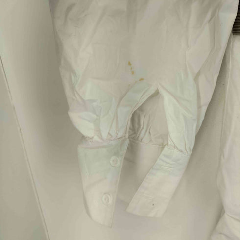 ザラ ZARA CONTRAST POPLIN TOP レディース import:L