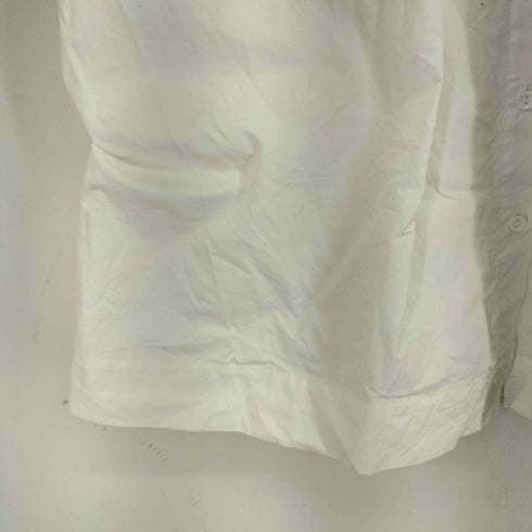 ザラ ZARA CONTRAST POPLIN TOP レディース import:L