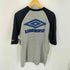 アンブロ UMBRO 00S ラグラン ツートーンTシャツ メンズ import:L