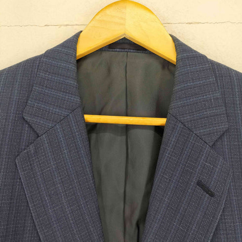 バーバリーズ BURBERRYS チェック柄 モヘヤ入りウールテーラードジャケット メンズ 170