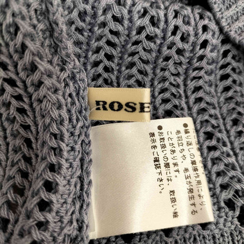 ローズバッド ROSE BUD メッシュニットプルオーバー レディース FREE