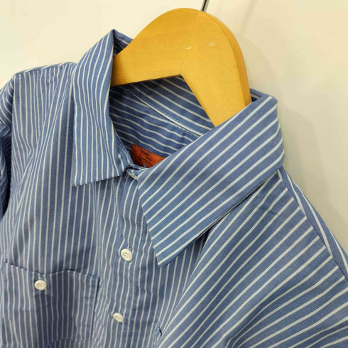 レッドキャップ RED KAP リメイク ストライプワークシャツ メンズ import:L
