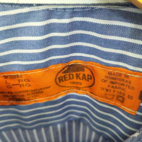 レッドキャップ RED KAP リメイク ストライプワークシャツ メンズ import:L