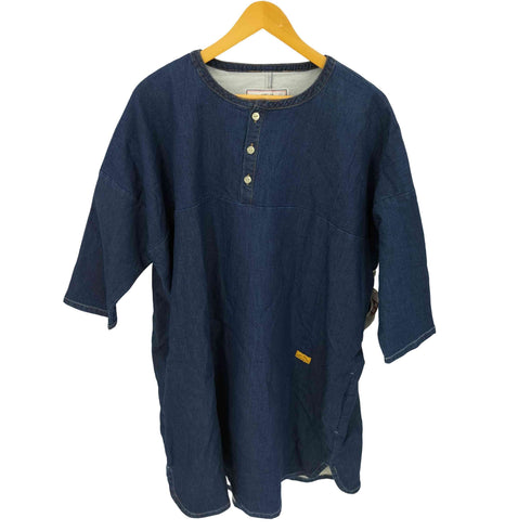 ネイタルデザイン NATAL DESIGN WIDE SPREAD DENIM SWEAT LONG HENRY メンズ JPN:L