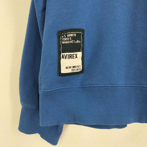 アヴィレックス AVIREX BIG LOGO CREW NECK SWEAT SHIRT ビッグロゴ クルーネック スウェット メンズ JPN:XL