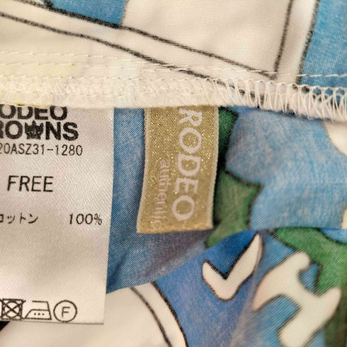 ロデオクラウンズ RODEO CROWNS コミック柄スカート レディース FREE