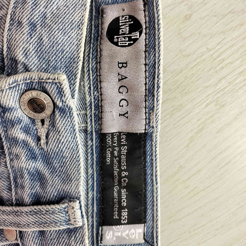 リーバイス Levis SILVERTAB BAGGY シルバータブ バギー デニムパンツ レディース W26 L28