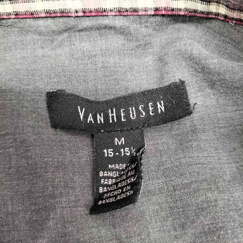 ヴァンヒューゼン VAN HEUSEN チェック L/S BDシャツ メンズ JPN:M