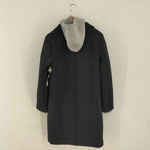 ザラ ZARA CONTRASTING COAT WITH REMOVABLE HOOD デタッチャブルフード コントラストコート レディース import:S
